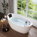 Empava-67AIS02 67 in. Whirlpool Freestanding Bathtub EMPV-67AIS02 67'' L X 31'' W X 28.7'' H