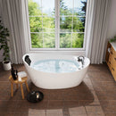 Empava-67AIS02 67 in. Whirlpool Freestanding Bathtub EMPV-67AIS02 67'' L X 31'' W X 28.7'' H