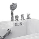 54" Alcove Soaking Walk-in Tub with Right Drain EMPV-54WIT09 54.33" L X 30.31" W X 39.76" H