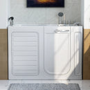 54" Alcove Inline Heater Whirlpool Walk-in Tub 2.0 Upgraded with Right Drain EMPV-54WIT08 54.33" L X 30.31" W X 39.76" H