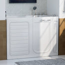 54" Alcove Inline Heater Whirlpool Walk-in Tub 2.0 Upgraded with Right Drain EMPV-54WIT08 54.33" L X 30.31" W X 39.76" H