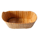 ALFI brand AB1103 59 Inch Free Standing Cedar Wood Bathtub with Bench