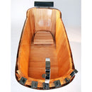 ALFI brand AB1148 59'' Free Standing Wooden Bathtub with Tub Filler