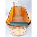 ALFI brand AB1148 59'' Free Standing Wooden Bathtub with Tub Filler