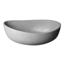 ALFI brand ABCO63TUB 63" Solid Concrete Gray Matte Oval Bathtub EXC