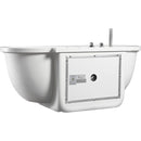 EAGO AM128ETL 6 ft Acrylic White Whirlpool Bathtub With Fixtures EXC