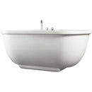 EAGO AM128ETL 6 ft Acrylic White Whirlpool Bathtub With Fixtures EXC
