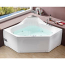 EAGO AM168ETL 5 ft Rounded Corner Acrylic Whirlpool Bathtub For two EXC