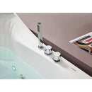 EAGO AM168ETL 5 ft Rounded Corner Acrylic Whirlpool Bathtub For two EXC