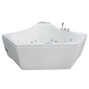 EAGO AM168ETL 5 ft Rounded Corner Acrylic Whirlpool Bathtub For two EXC