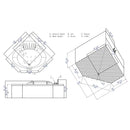 EAGO AM168ETL 5 ft Rounded Corner Acrylic Whirlpool Bathtub For two EXC