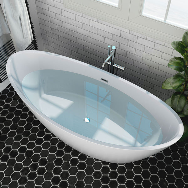 Empava-67FT1518 67 in. Soaking Freestanding Bathtub