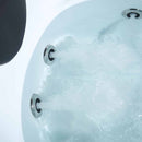 Empava-59JT005 59 in. Whirlpool Acrylic Hydromassage Round Tub EMPV-59JT005 59'' L X 39'' W X 25.6'' H