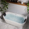 Empava-67AIS07 67 in. Whirlpool Acrylic Alcove Hydromassage Bathtub EMPV-67AIS07 67"L X 31.5"W X 23.6"H