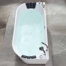 Empava-67AIS07 67 in. Whirlpool Acrylic Alcove Hydromassage Bathtub EMPV-67AIS07 67"L X 31.5"W X 23.6"H