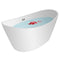 Empava-67FT1518 67 in. Soaking Freestanding Bathtub