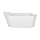 EMPV-67FT1527 67"LX31"WX28"H 67" Freestanding Soaking Tub with Left Drain