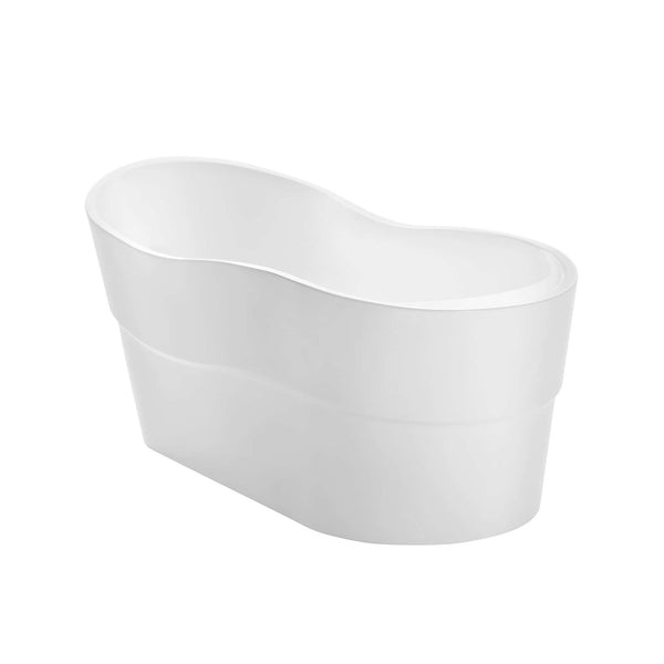 EMPV-67FT1527 67"LX31"WX28"H 67" Freestanding Soaking Tub with Left Drain