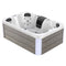 82.68"x62.20"x28.74" Freestanding Luxury 4-Person Rectangle Outdoor Hot Tub