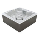 84.65"x84.65"x34.65" Freestanding Luxury 6-Person Square Outdoor Hot Tub