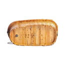 ALFI brand AB1139 61" Free Standing Cedar Wooden Bathtub with Fixtures & Headrest