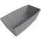 ALFI brand ABCO71TUB 71" Solid Concrete Rectangular Freestanding Bathtub