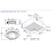 EAGO AM200 5' Rounded Modern Double Seat Corner Whirlpool Bath Tub with Fixtures EXC