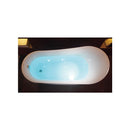 EAGO AM2140 68" White Free Standing Oval Air Bubble Bathtub   EXC